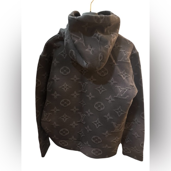 🔥RARE🔥LOUIS VUITTON X VIRGIL ABLOH '2054' 3D MONOGRAM HOODIE - Picture 5 of 15